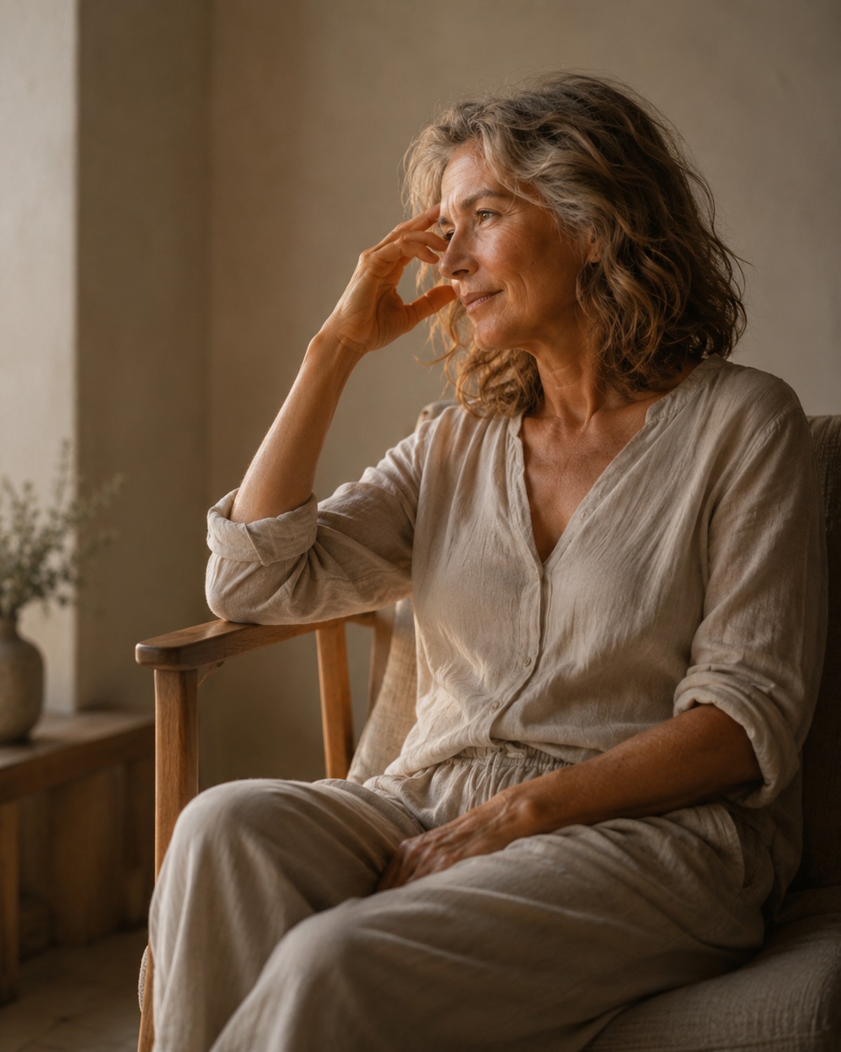 The woman under the old female role