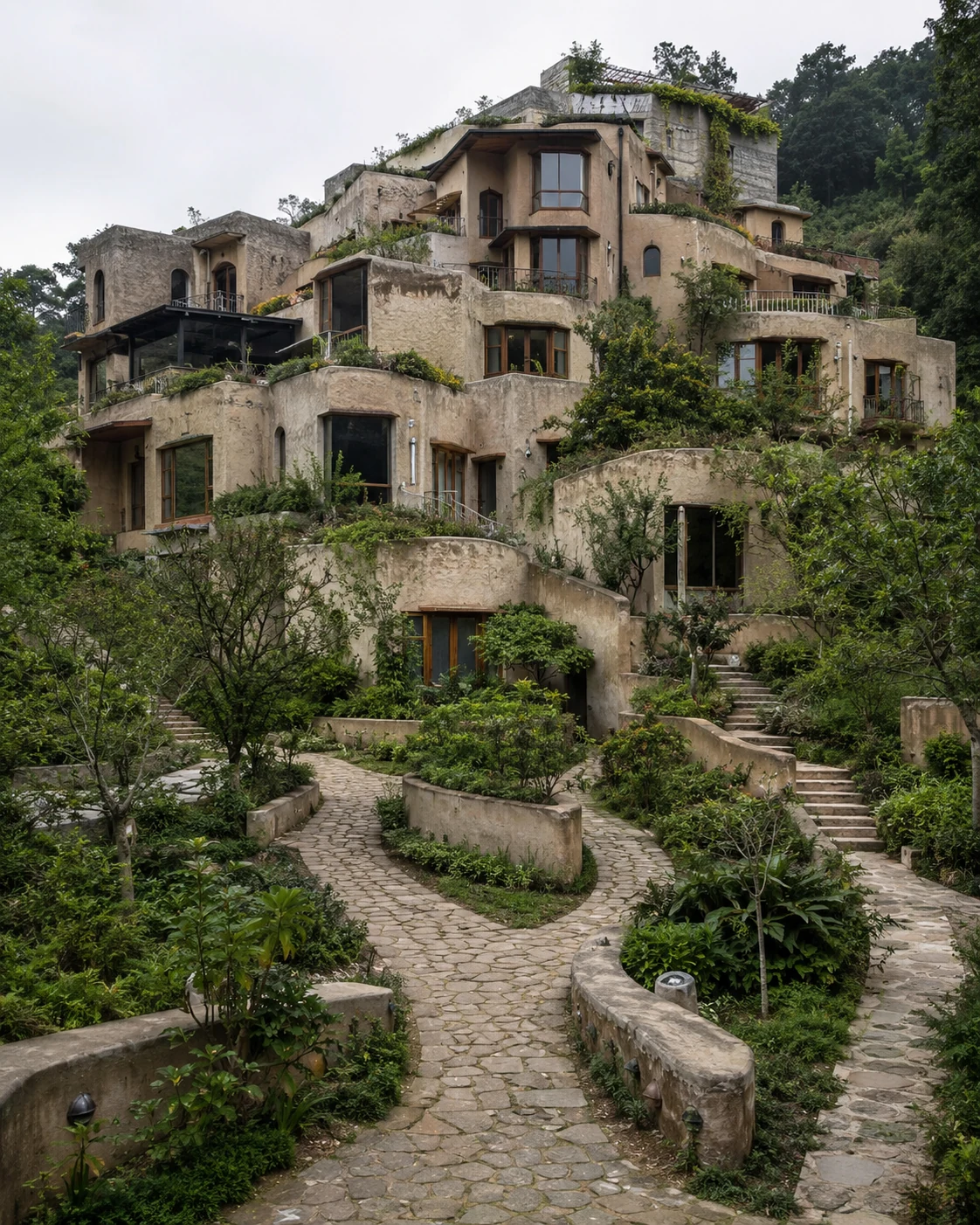 Non-uniform branching architecture and paths representing The Different System