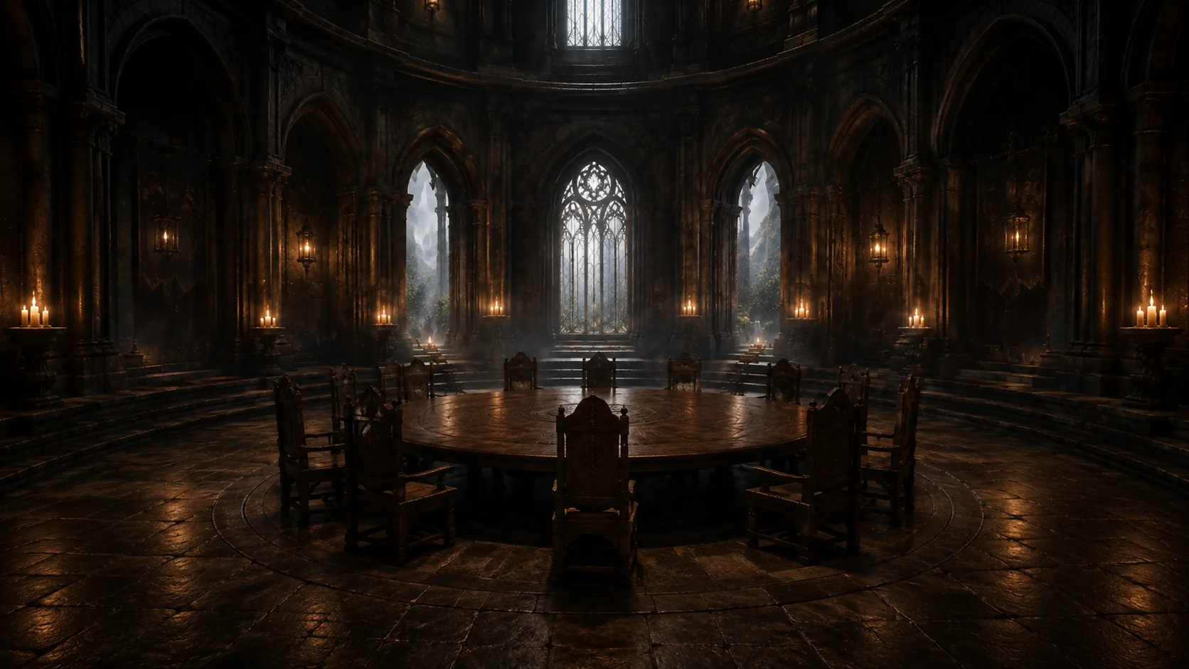 The Nine Realms Council Chamber