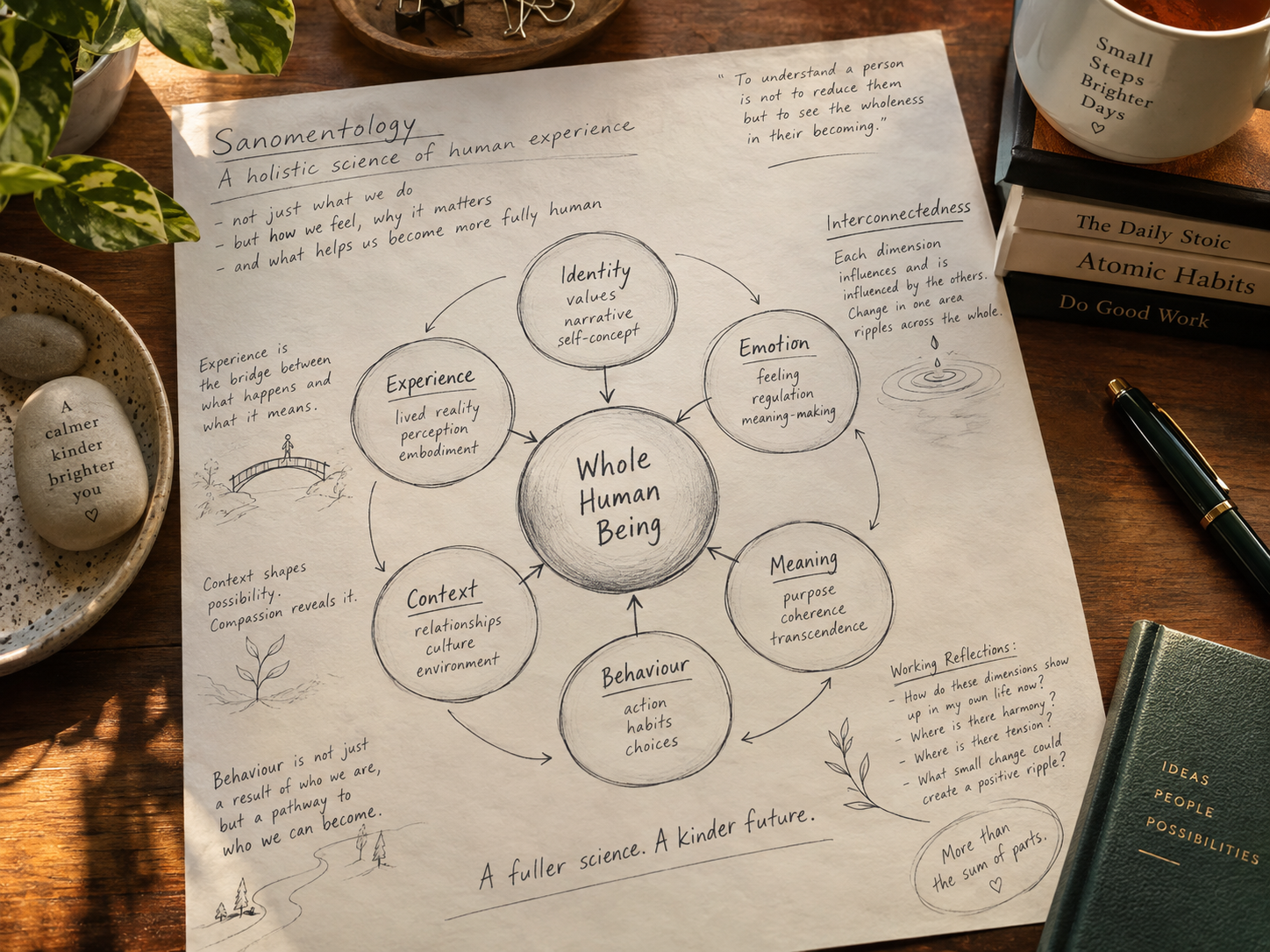 Sanomentology whole-human formulation map